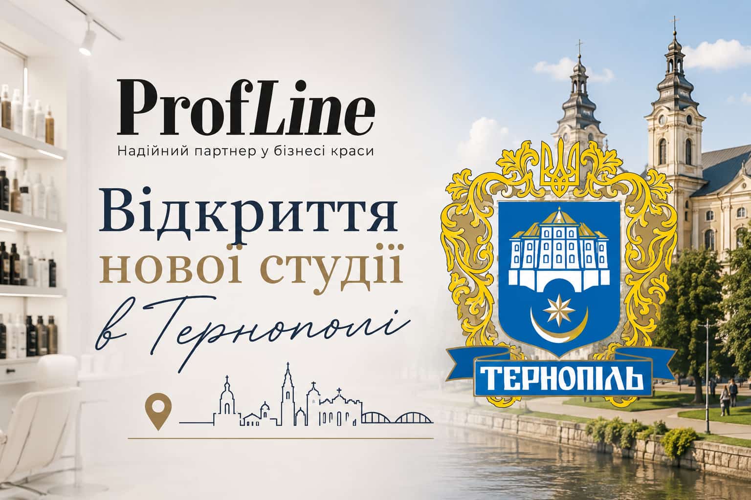 ProfLine відкриває двері у Тернополі: нова студія професійної краси вже чекає на вас