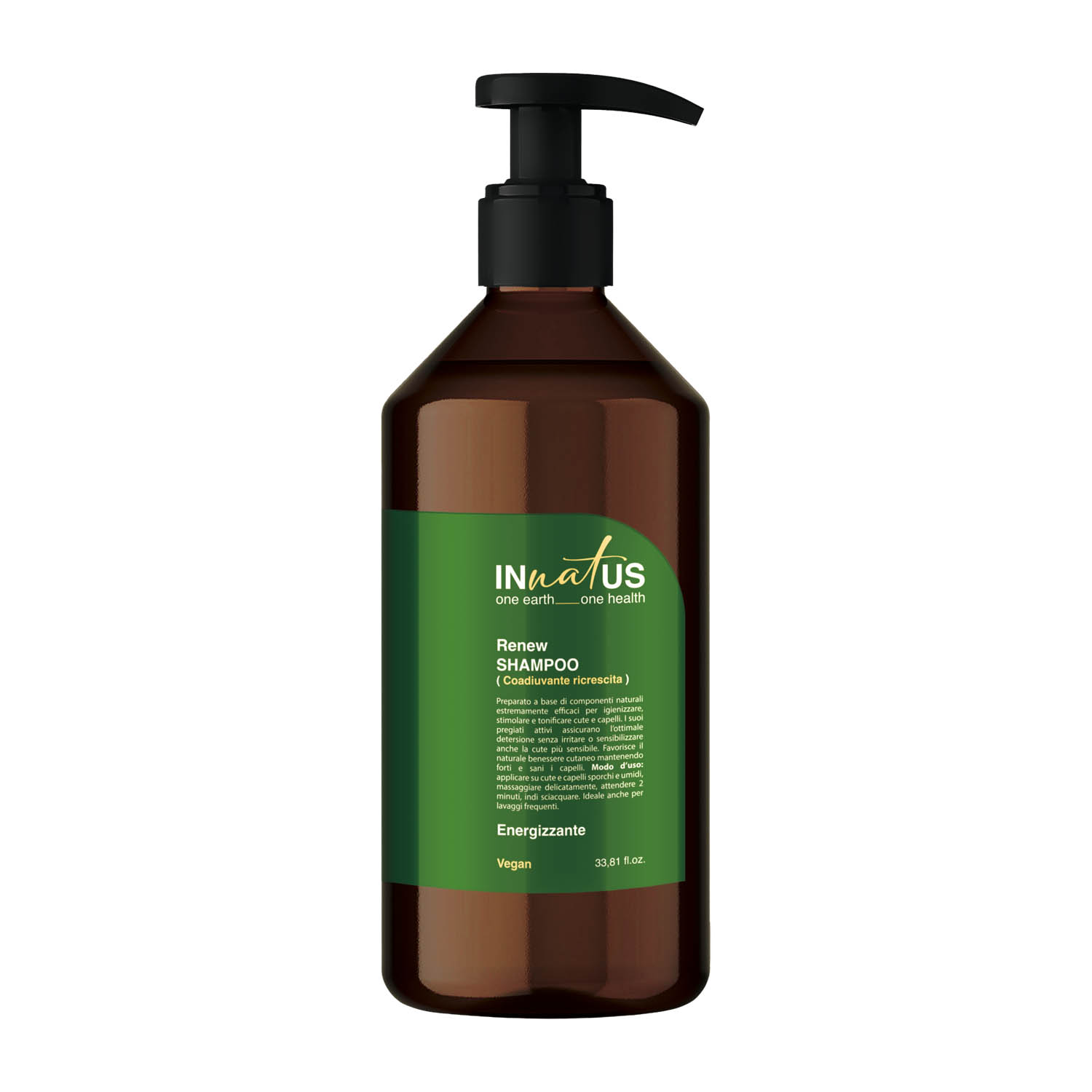 Стимулюючий шампунь для волосся INnatUS Renew Shampoo, 1000 ml