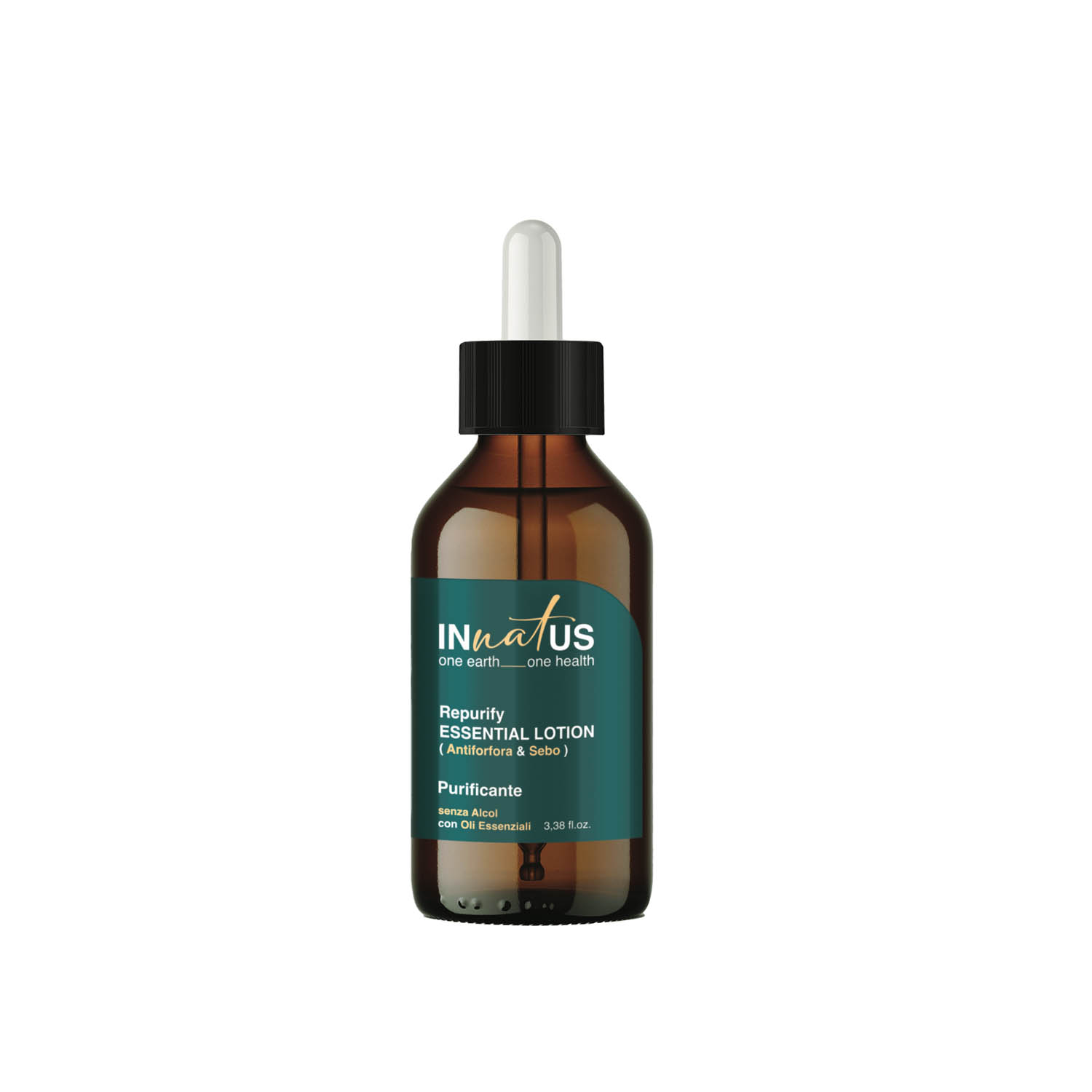 Спеціальний лосьйон для нормалізації шкіри голови INnatUS Repurify Essential Lotion, 100 ml