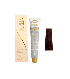 Крем-фарба для волосся перманентна з 24-каратним золотом SCREEN Dorado 5M (5.5) Mahogany Light Вrown, 100 ml