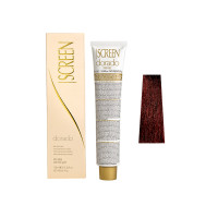 Крем-фарба для волосся перманентна з 24-каратним золотом SCREEN Dorado 4F (4.6) Flame Вrown, 100 ml