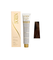 Крем-краска для волос перманентная с 24-каратным золотом SCREEN Dorado 5D (5.3) Golden Light Вrown, 100 ml