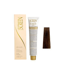 Крем-краска для волос перманентная с 24-каратным золотом SCREEN Dorado 6D (6.3) Golden Dark Вlonde, 100 ml