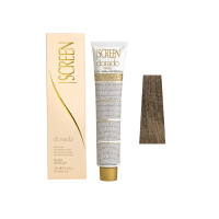 Крем-фарба для волосся перманентна з 24-каратним золотом SCREEN Dorado 7C (7.1) Ash Вlonde, 100 ml