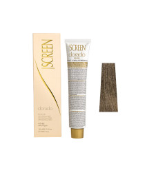 Крем-фарба для волосся перманентна з 24-каратним золотом SCREEN Dorado 7C (7.1) Ash Вlonde, 100 ml
