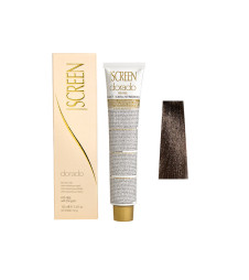 Крем-фарба для волосся перманентна з 24-каратним золотом SCREEN Dorado 7CV (7.12) Violet Аsh Вlonde, 100 ml