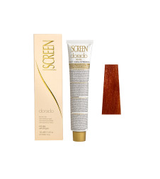 Крем-фарба для волосся перманентна з 24-каратним золотом SCREEN Dorado 7RR (7.44) Deep Сopper Вlonde, 100 ml