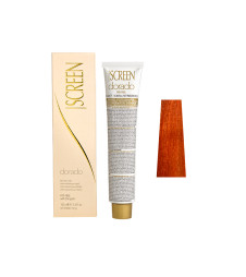 Крем-краска для волос перманентная с 24-каратным золотом SCREEN Dorado 8RR (8.44) Deep Сopper Light Вlonde, 100 ml