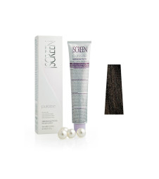 Крем-фарба без аміаку з протеїнами перлів SCREEN Purease 3N (3.0) Dark Brown, 100 ml