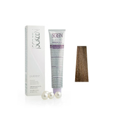 Крем-краска без аммиака с протеинами жемчуга SCREEN Purease 7C (7.1) Ash Blonde, 100 ml