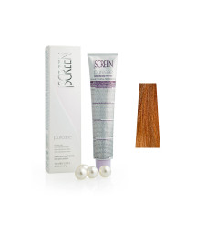 Крем-краска без аммиака с протеинами жемчуга SCREEN Purease 7DR (7.34) Auburn Golden Вlonde, 100 ml