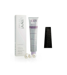 Крем-фарба без аміаку з протеїнами перлів SCREEN Purease 1N (1.0) Black, 100 ml