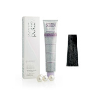 Крем-фарба без аміаку з протеїнами перлів SCREEN Purease 1C (1.1) Blue Black, 100 ml