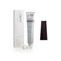 Крем-фарба без аміаку з протеїнами перлів SCREEN Purease 4V (4.2) Violet Brown, 100 ml