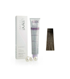 Крем-фарба без аміаку з протеїнами перлів SCREEN Purease 5C (5.1) Ash Light Brown, 100 ml