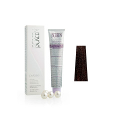 Крем-фарба без аміаку з протеїнами перлів SCREEN Purease 5M (5.5) Mahogany Light Brown, 100 ml