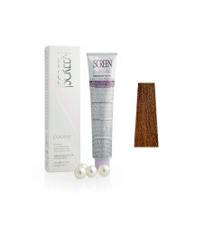 Крем-фарба без аміаку з протеїнами перлів SCREEN Purease 7DC (7.31) Ash Golden Вlonde, 100 ml