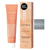 Гелева безаміачна фарба для волосся CUTRIN Aurora Nordic Lights 10.11 Sheer Silver, 60 ml