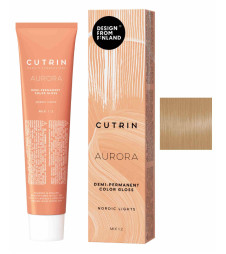 Гелева безаміачна фарба для волосся CUTRIN Aurora Nordic Lights 9.33 Golden Honey, 60 ml