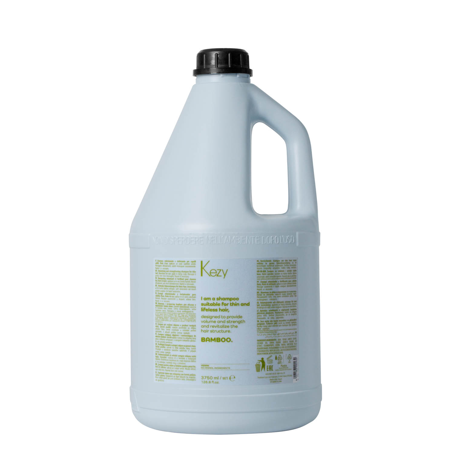 Шампунь для об'єму тонкого волосся Kezy Bamboo Shampoo, 3750 ml