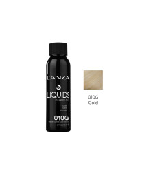 Безаміачний барвник для волосся LʼANZA Liquids Demi Gloss 010G Ultra Light Gold Blonde, 90 ml