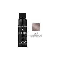 Безаміачний барвник для волосся LʼANZA Liquids Demi Gloss 010V Plate Platinum, 90 ml