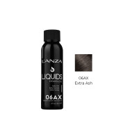 Безаміачний барвник для волосся LʼANZA Liquids Demi Gloss 06AX Dark Extra Ash Blonde, 90 ml