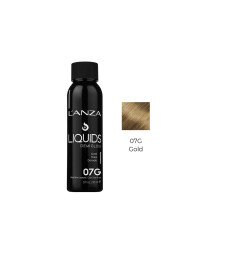 Безаміачний барвник для волосся LʼANZA Liquids Demi Gloss 07G Dark Gold Blonde, 90 ml