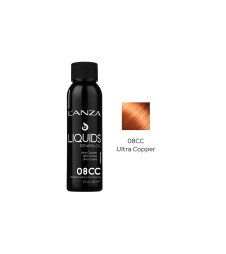 Безаміачний барвник для волосся LʼANZA Liquids Demi Gloss 08CC Ultra Cooper, 90 ml