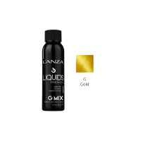 Безаміачний барвник для волосся LʼANZA Liquids Demi Gloss G Gold Mix Tone, 90 ml