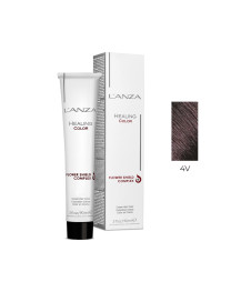 Крем-фарба для волосся LʼANZA Healing Hair Color Cream (Колір: 4V Темний фіолетовий коричневий)
