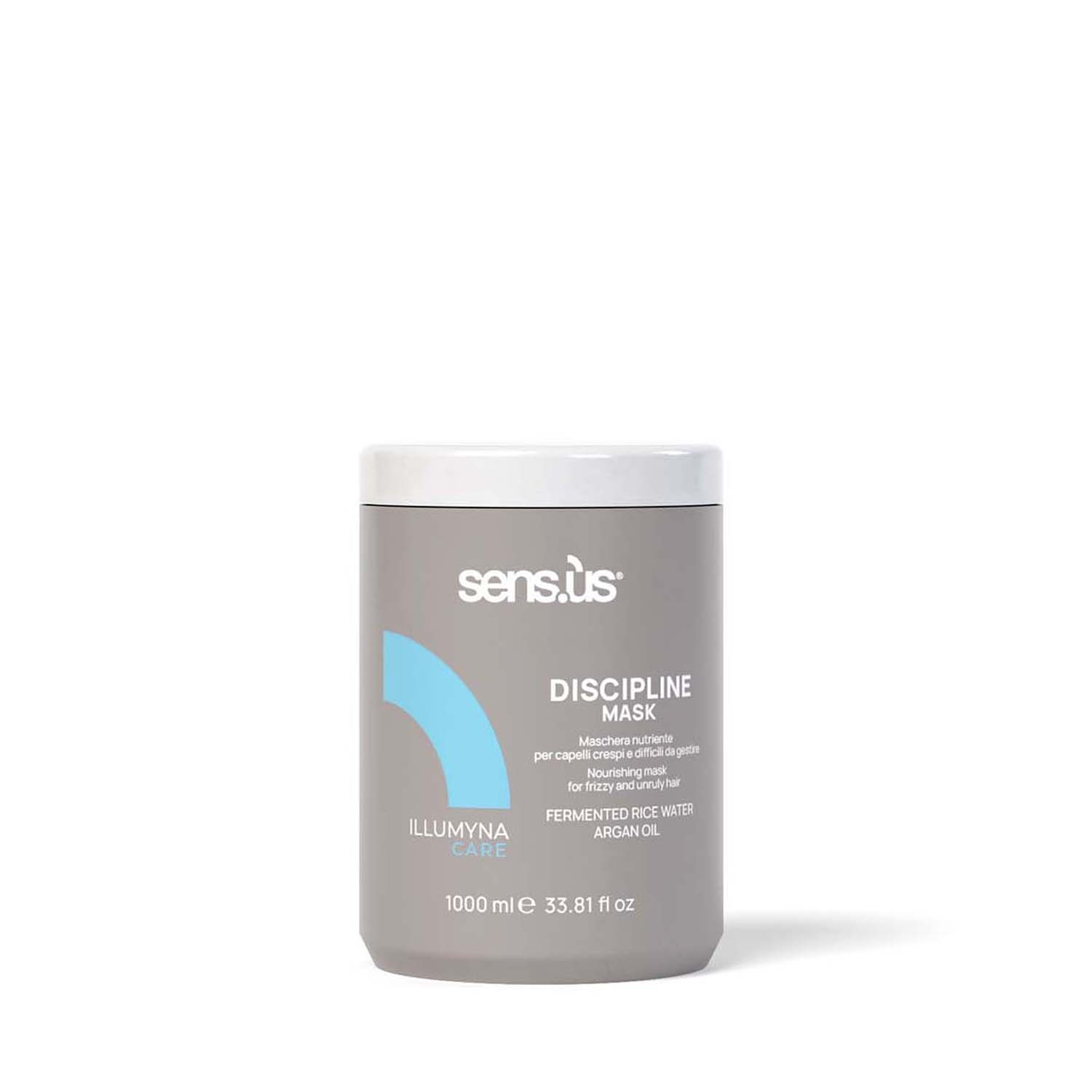 Живильна маска для пухнастого волосся Sens.ùs Illumyna Discipline Mask, 1000 ml