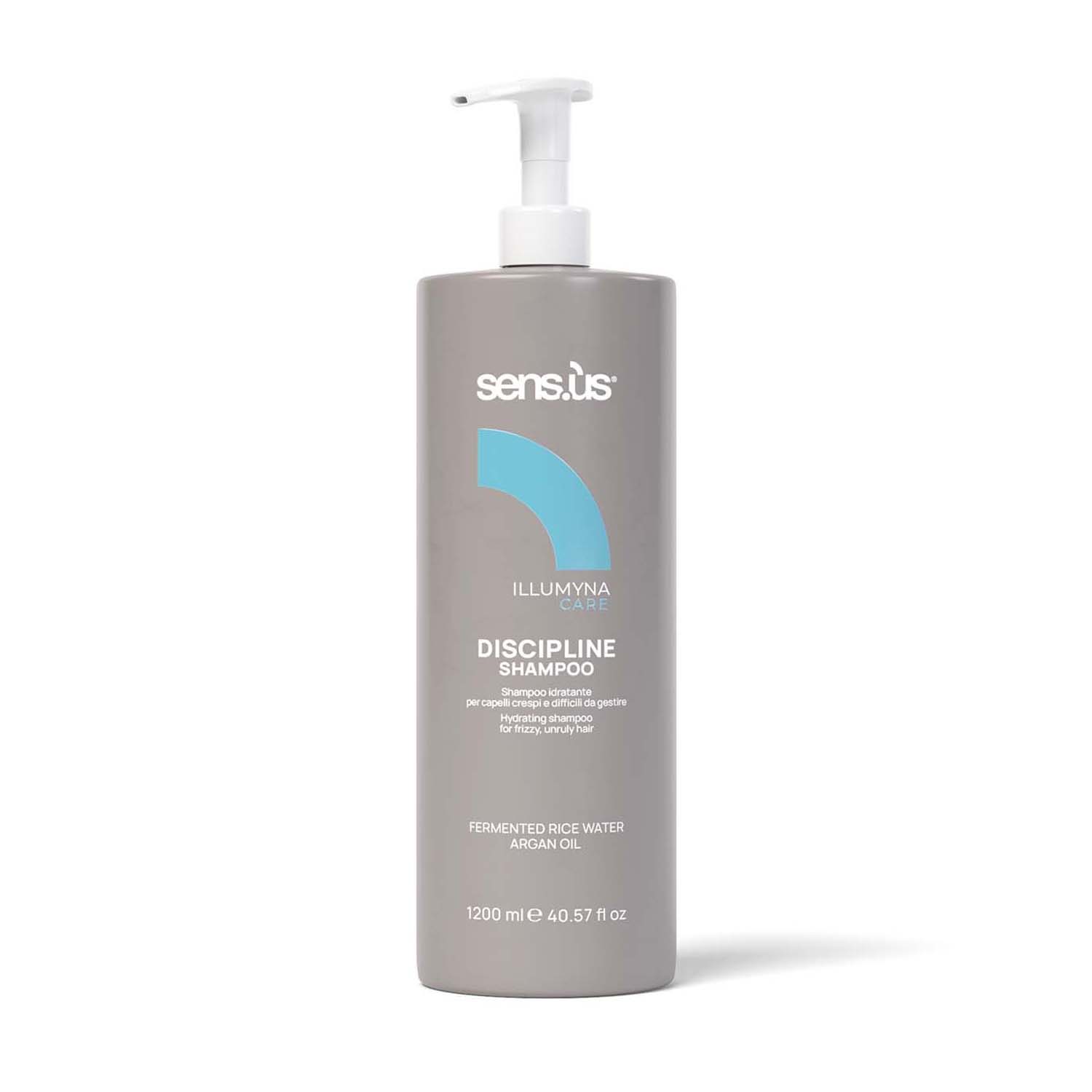 Живильний шампунь для пухнастого волосся Sens.ùs Illumyna Discipline Shampoo, 1200 ml