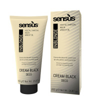 Чорний освітлюючий крем з Рослинним вугіллям 7 тонів SENS.ÙS VEGAN Cream Plus Deco InBlonde Black