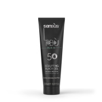 Чорний гель для ультрасильної фіксації волосся Sens.ùs Sculpting Black Gel