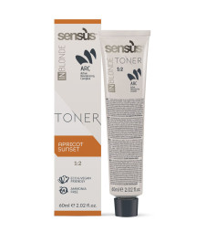 Крем-тонер для світлого волосся Sens.ùs BLONDE HAIR TONER Apricot Sunset (Колір: Абрикосовий Захід)