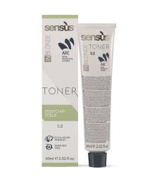 Крем-тонер для світлого волосся Sens.ùs BLONDE HAIR TONER Matcha Milk (Колір: Матча молоко)