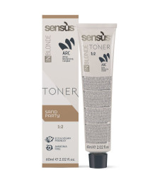 Крем-тонер для світлого волосся Sens.ùs BLONDE HAIR TONER Sand Party (Колір: Пісочний)