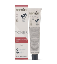 Крем-тонер для світлого волосся Sens.ùs BLONDE HAIR TONER Strawberry Bar (Колір: Полуничний Бар)