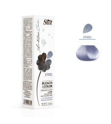 Знебарвлювальний крем із пігментом "Bleach & Color" SHOT Ambition Color Bleach & Color (Колір: сталевий)