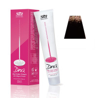 Крем-фарба для волосся з колагеном SHOT DNA Hair Color Crem (Колір: 4.23 Каштановий фешн)