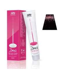 Крем-фарба для волосся з колагеном SHOT DNA Hair Color Crem (Колір: 4.62 Каштановий червоний ірис)