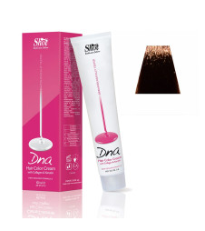 Крем-фарба для волосся з колагеном SHOT DNA Hair Color Crem (Колір: 6.0 Темно-русявий інтенсивний)