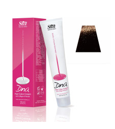 Крем-фарба для волосся з колагеном SHOT DNA Hair Color Crem (Колір: 6.38 Шоколадний темний блонд)