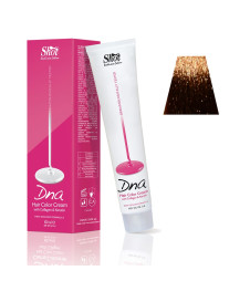 Крем-фарба для волосся з колагеном SHOT DNA Hair Color Crem (Колір: 7.72 Світлий капучіно)