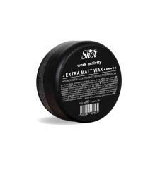 Віск сильної фіксації з матовим ефектом SHOT Work Activity Extra Matt Wax, 100 ml