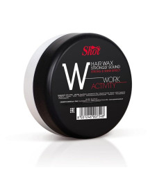 Віск сильної фіксації з ефектом блиску SHOT Hair Wax Strongly Sound Work Activity 