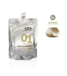 Тонувальна маска Екстрапігмент SHOT Ambition Color Extra Pigment Mask (Колір: С. 01 платиновий)