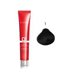Крем-краска для волос TEAM 155 Color Cream (Цвет: 1 Чёрный)