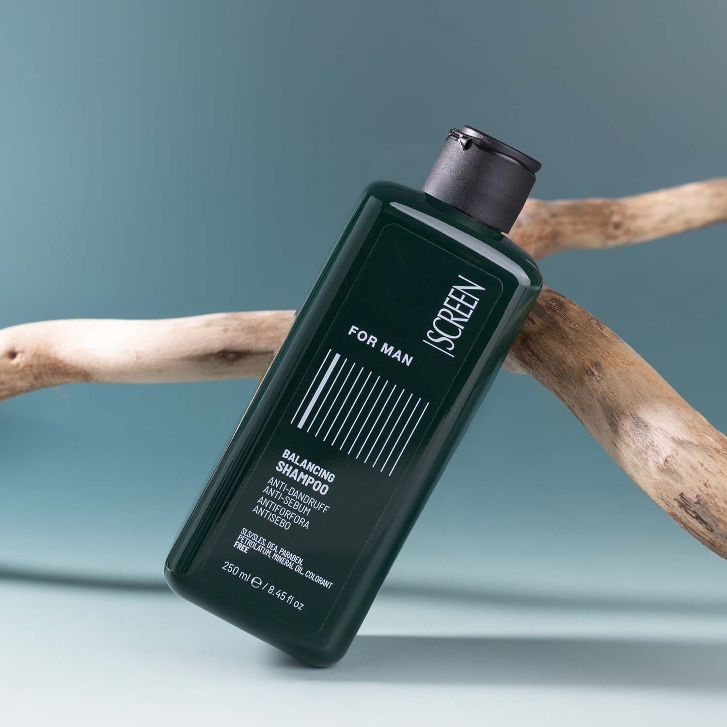 Шампунь проти лупи SCREEN For Man Balancing Shampoo, 250 ml - 2